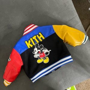 kith baby disney and friends wool varsity jacket
